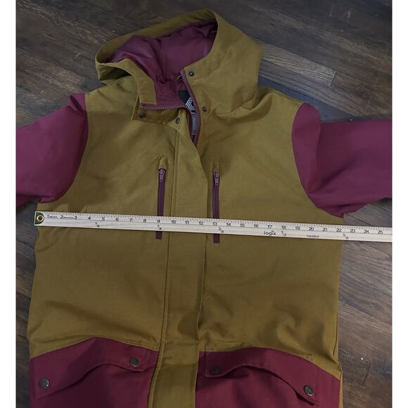 Aperture Men’s Snow Boarding Jacket Size Large Maroon And Gold winter sports - Picture 9 of 12